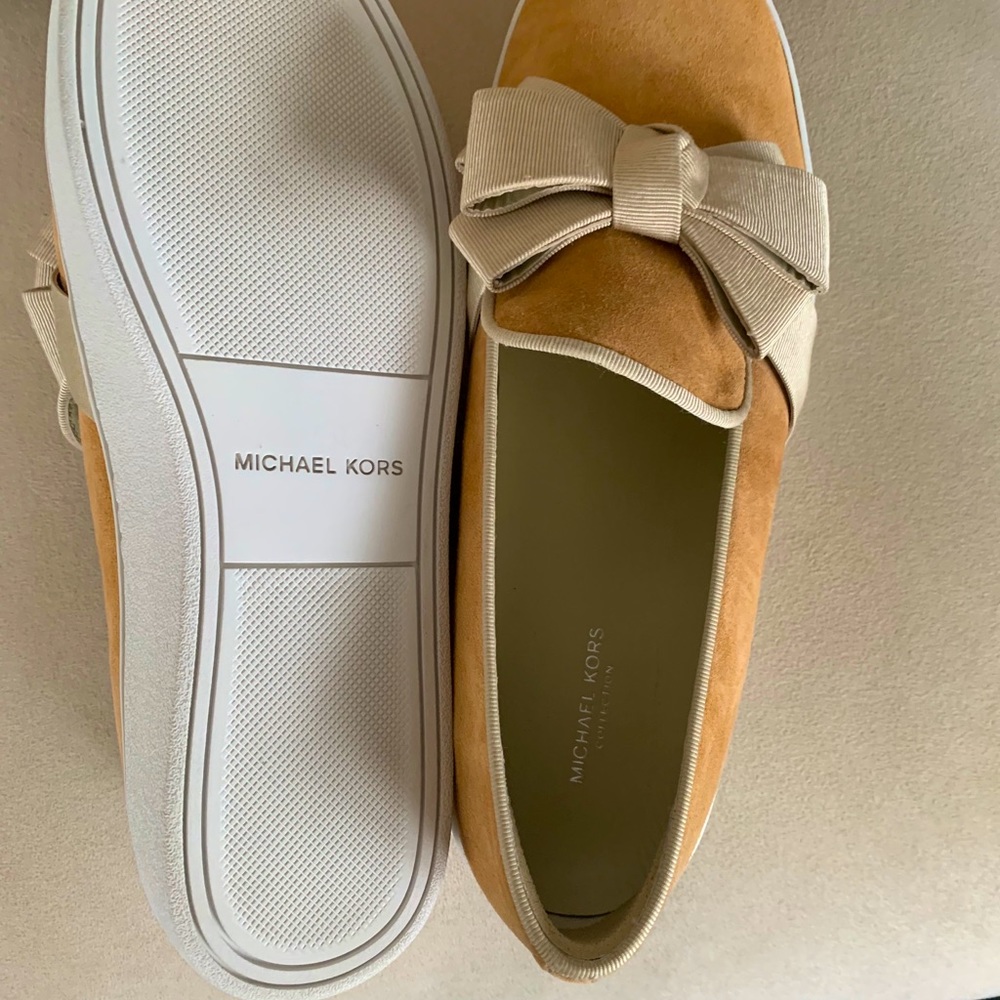 Michael Kors Willa slip on with bow sneakers